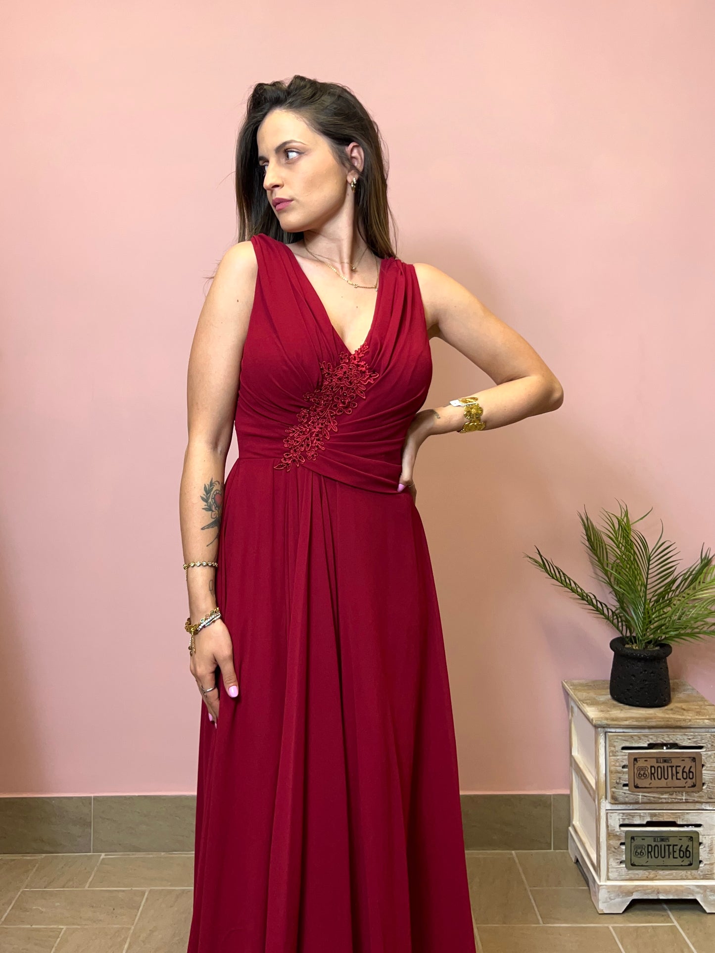Abito WENDY BORDEAUX