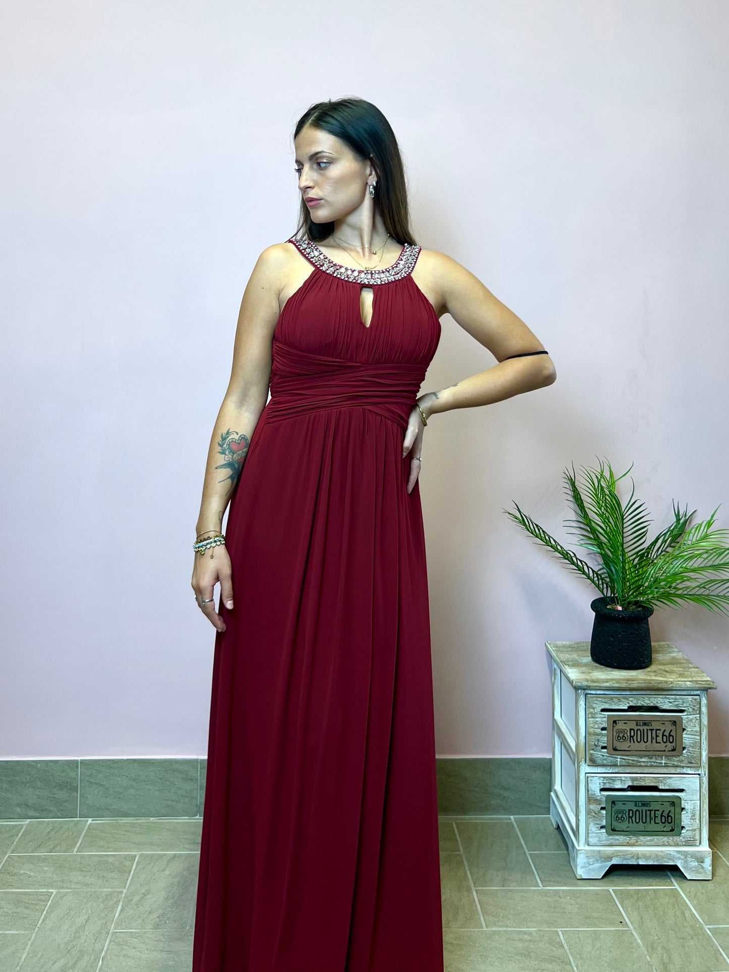 Abito MELINDA BORDEAUX