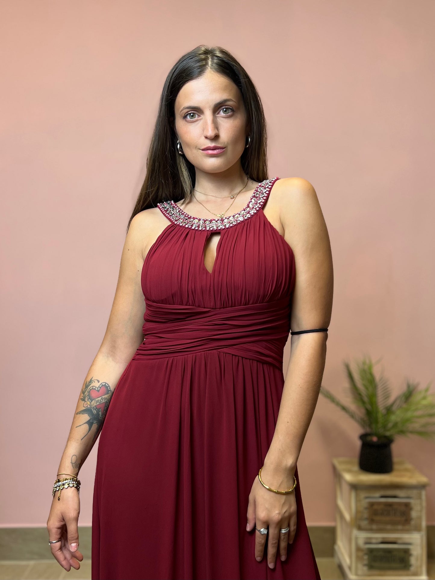 Abito MELINDA BORDEAUX