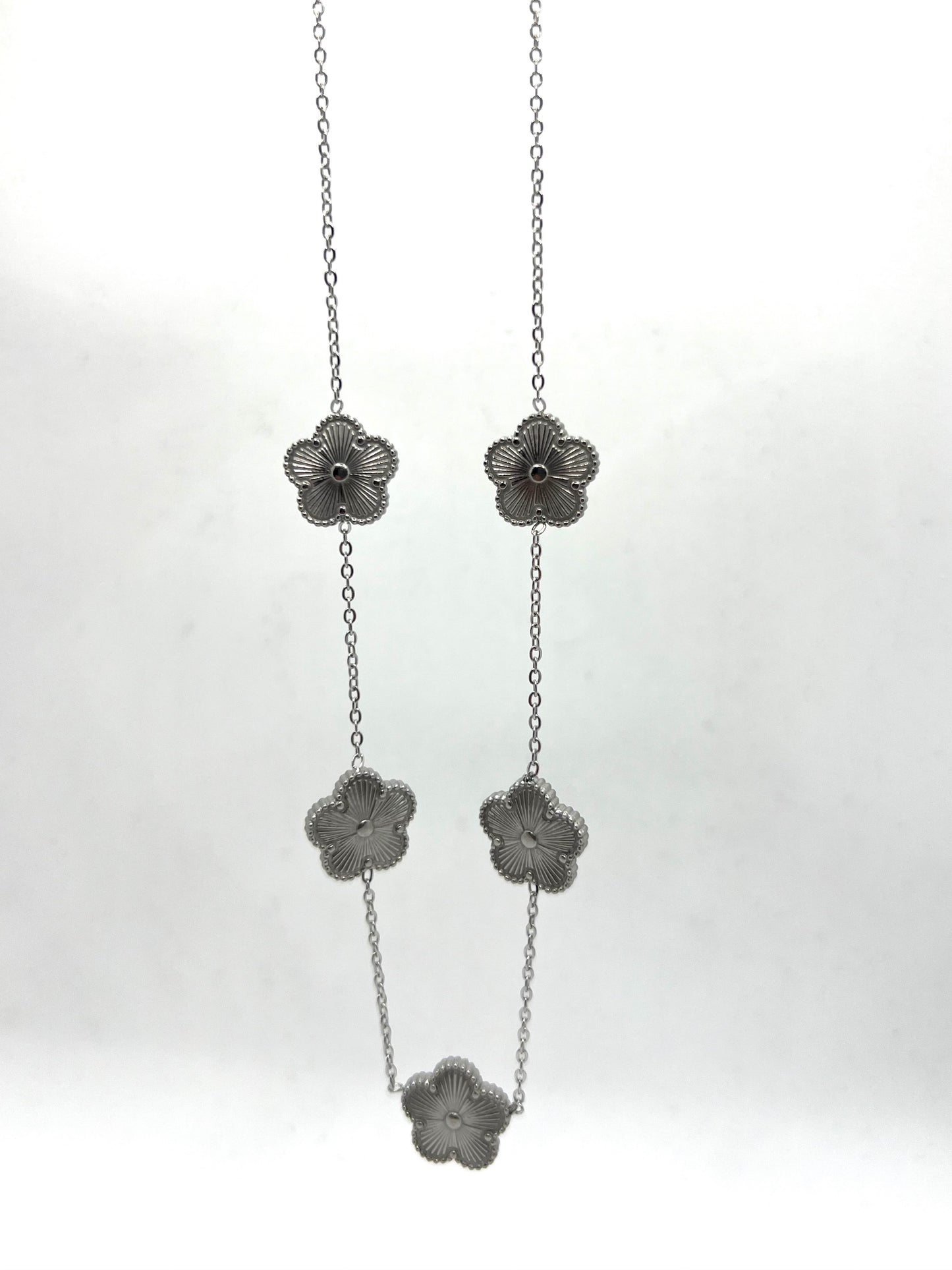 Collana FIORI ARGENTO