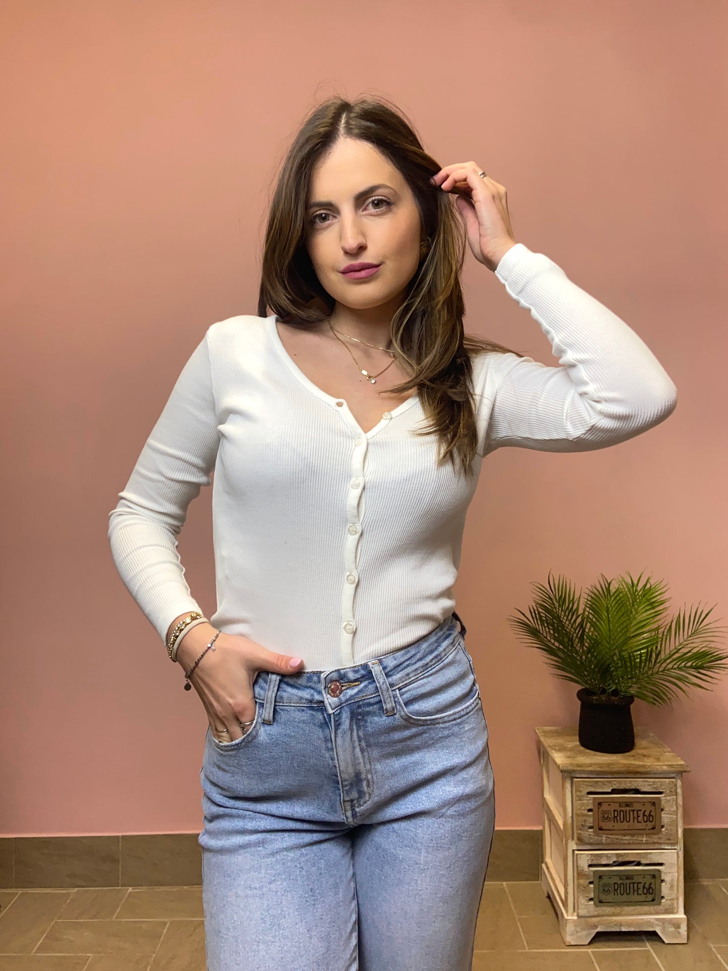 T-shirt BASIC COSTINE BIANCA