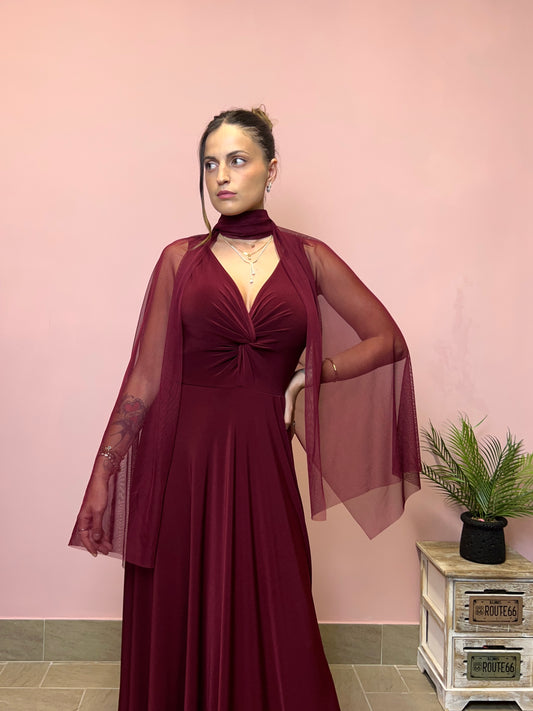 Abito ROSY BORDEAUX
