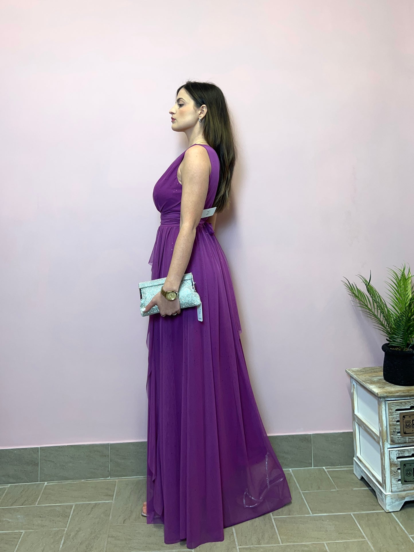 Abito STRASS MAGENTA