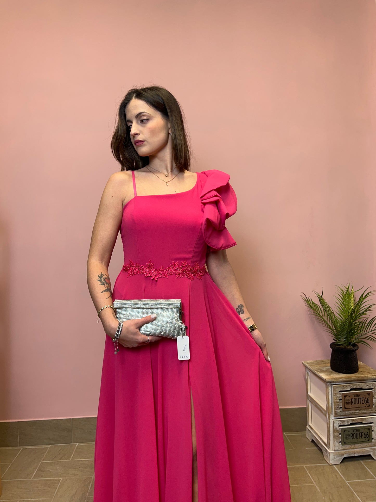 Abito GISELLE FRAGOLA