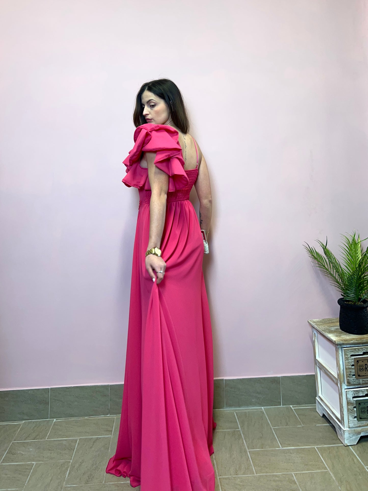 Abito GISELLE FRAGOLA