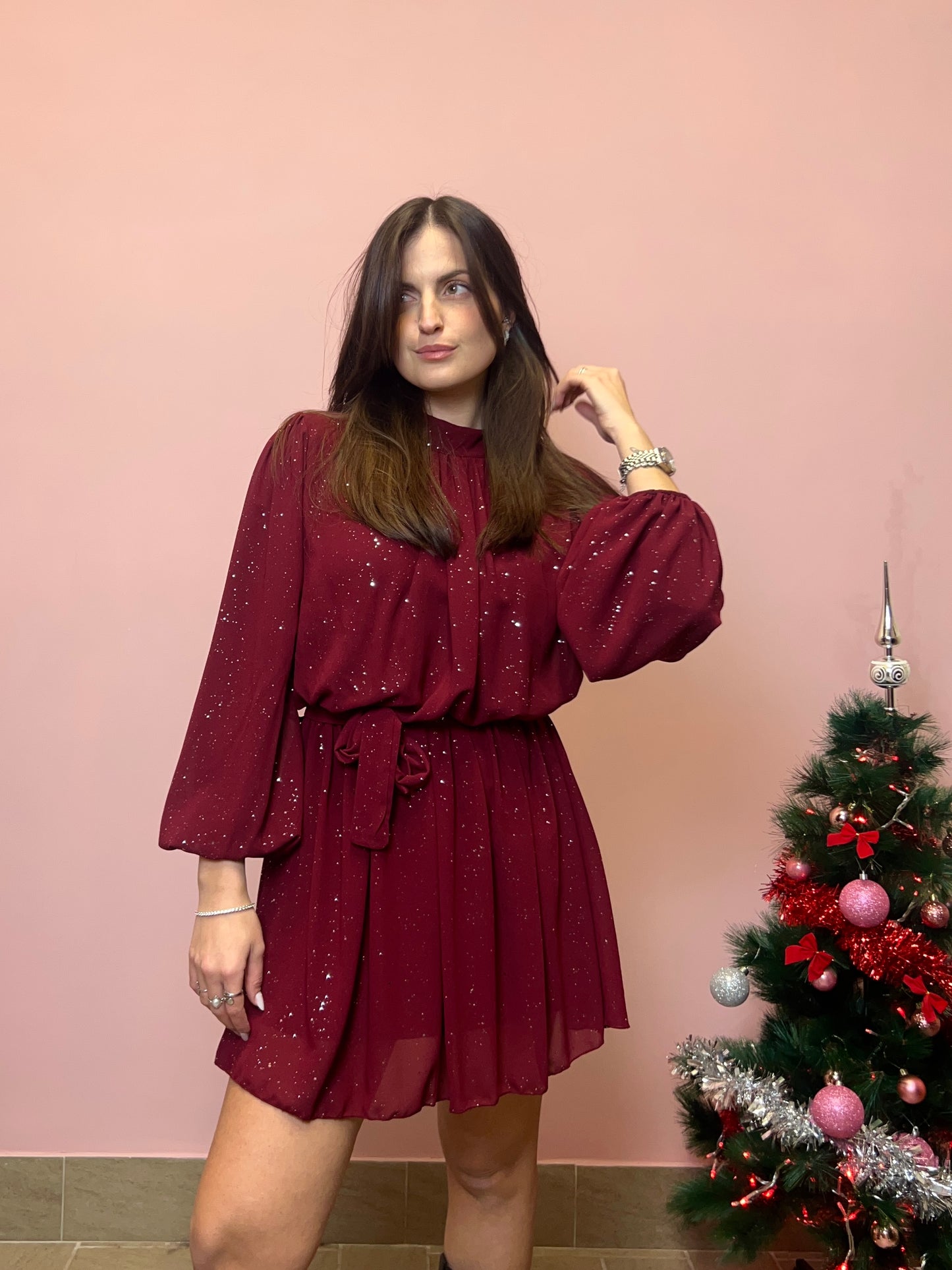 Abito SILVIA BORDEAUX