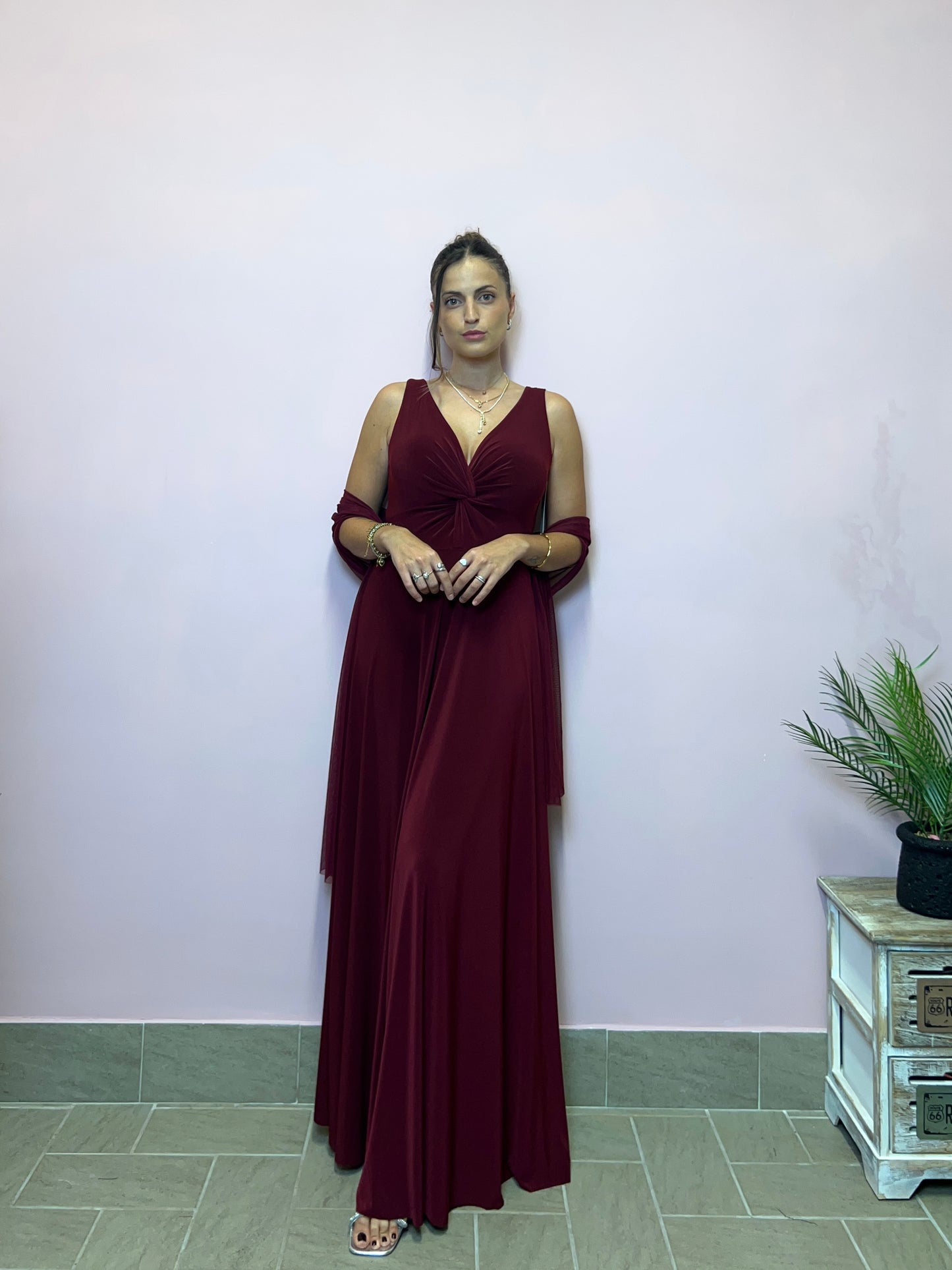Abito ROSY BORDEAUX