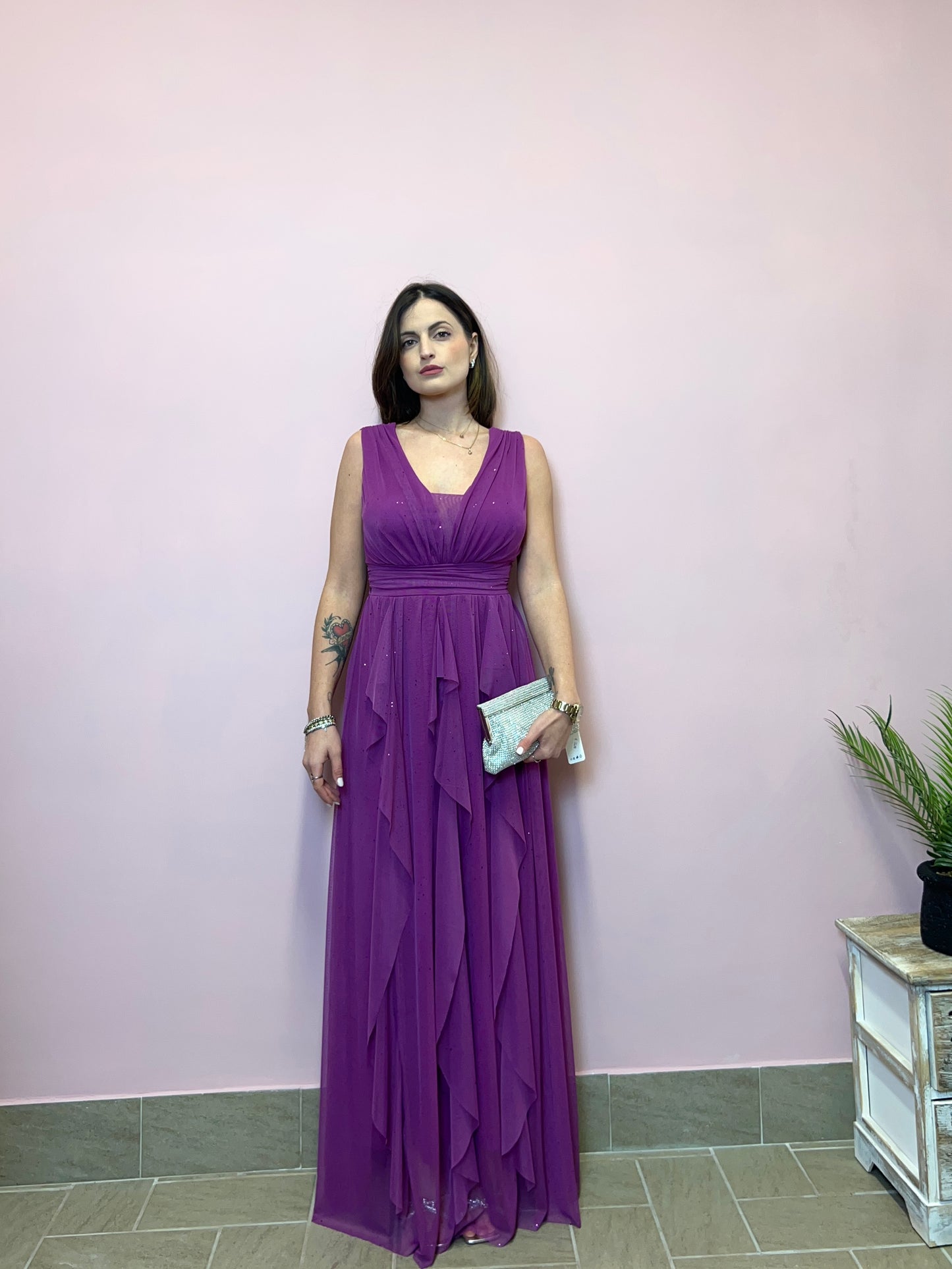Abito STRASS MAGENTA
