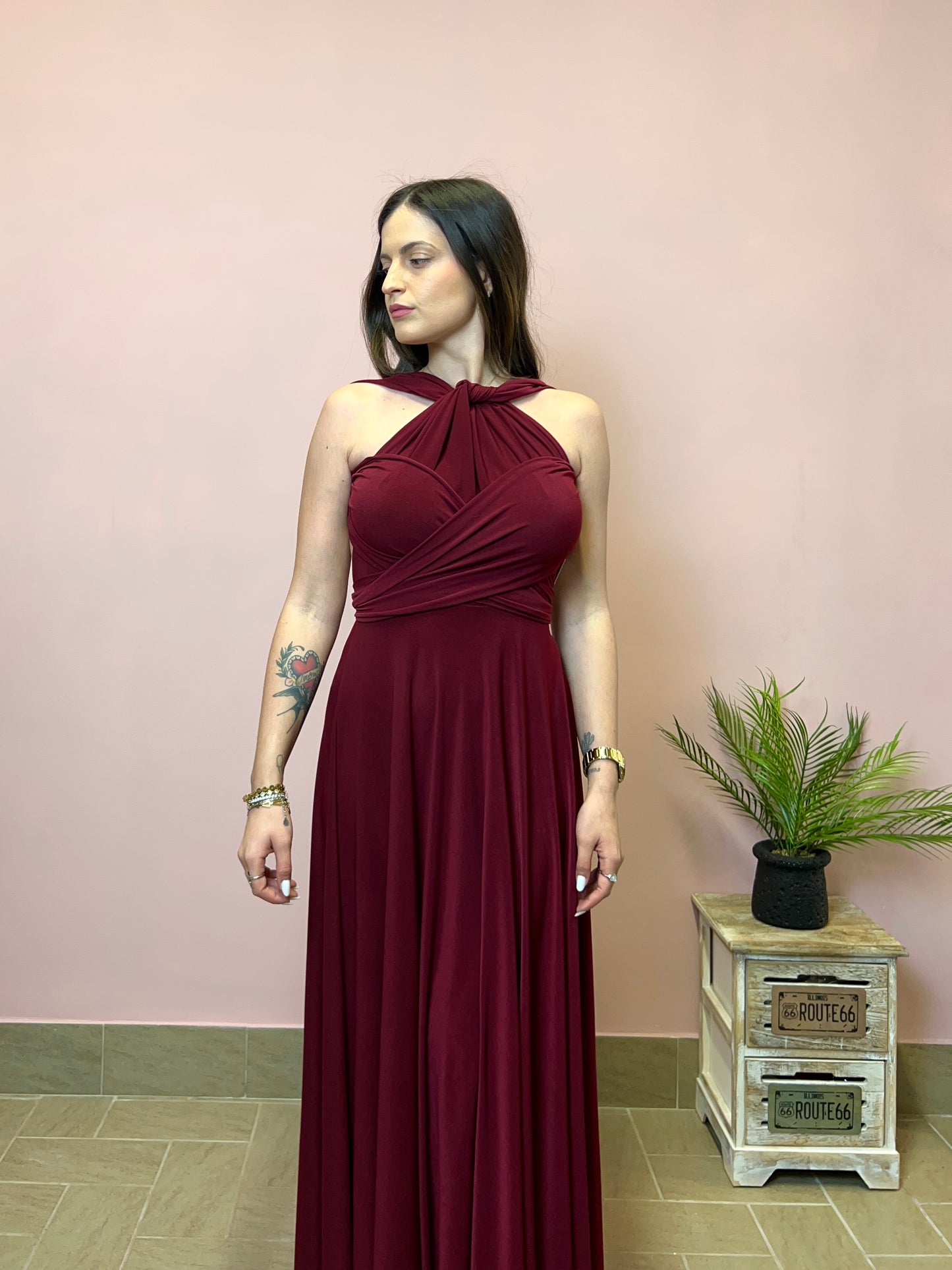 Abito INFINITO BORDEAUX