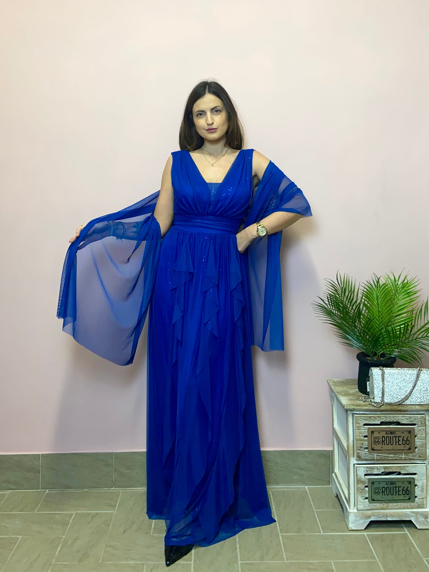 Abito STRASS BLU