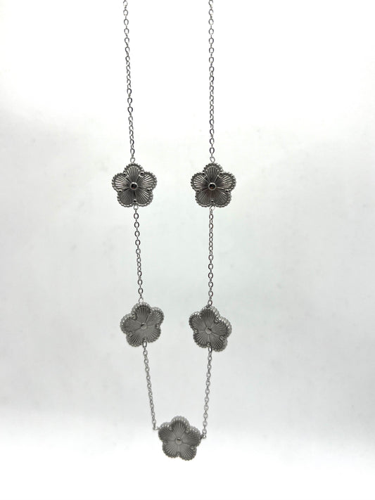 Collana FIORI ARGENTO