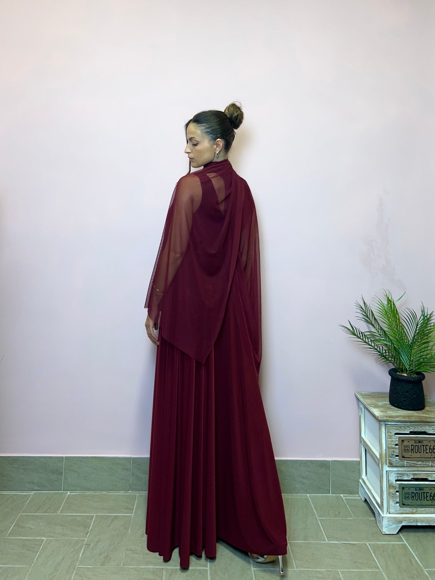Abito ROSY BORDEAUX